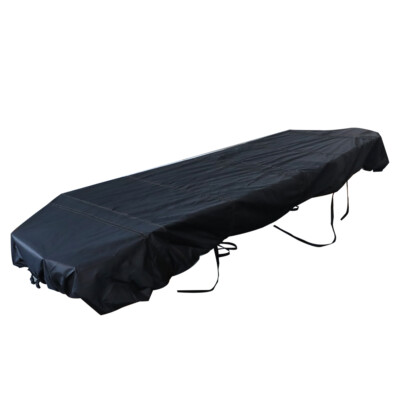 Water Proof ESCP 600D 18Ft Boat Cover-For Jon Boat Cover Black/Blue/Grey