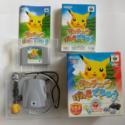 Nintendo 64 Pikachu Genki De Chuu Hey You Pikachu Nintendo JAPAN 1998 Boxed 