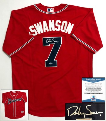 atlanta braves swanson jersey