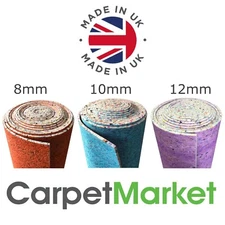 Foam Carpet Underlay Roll 8mm 10mm 12mm – Deluxe Cushion Multiple Sizes UK Best