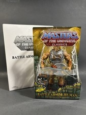 2009 MASTERS OF THE UNIVERSE CLASSICS BATTLE ARMOR HE-MAN 7  FIGURE MOTU RARE