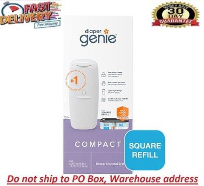 #ad Diaper Genie Compact Pail 165ct Refill White​ $29.97
