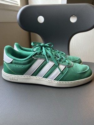 adidas Cloudfoam Plus Green/White Low Top Lace-Up Women's Athletic Sneaker