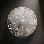 2019 1 Oz .999 BU Silver Shield Cosmic Shakara, Seven Chakras+COA