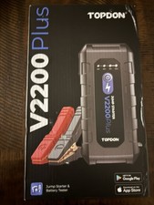 Topdon V2200plus Jump Starter Battery Tester 2200a 12v Topdon V2200plus Jump Starter Battery Tester 2200a 12v