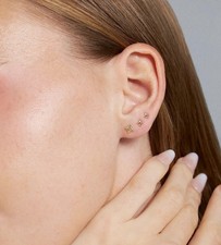 925Silve Star Stud Earrings   Minimalist Tiny Star Earrings for Women