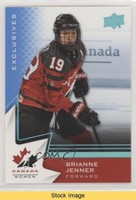2020 Upper Deck Team Canada Juniors Women's WC Blue Brianne Jenner #49 READ o1h