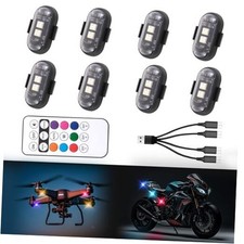 PCS Wireless LED Strobe Lights with Remote Control,Colors Waterproof Anti 8