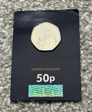 2021 The Snowman 50p Coin BUNC Uncirculated Change Checker Carded Rare