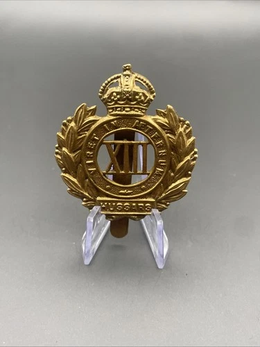 WW1 13th Hussars Cap Badge C5