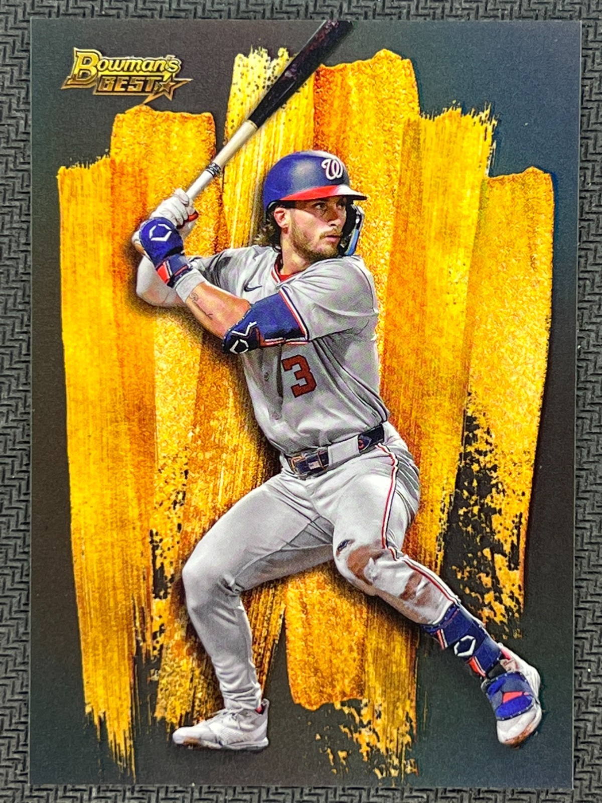 2024 Bowman's Best Strokes of Gold SSP #SG-9 Dylan Crews Nationals