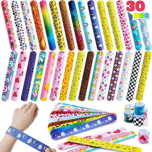 Joyin 30Er Slap ArmbäNder Bunt Kinder Party Mitgebsel Geburtstag MäDchen Junge-image