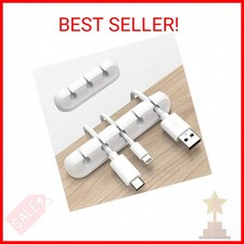 INCHOR White Cable Clips, Cord Organizer Cable Management, Cable Organizers USB