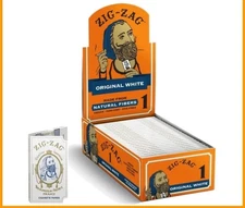 Zig Zag Papers - 32 Sheets per Booklet in 24 Pack for Smooth Rolling