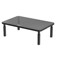 Wali Dual Monitor Stand For Desk Desk Monitor Riser 3 Height Adjustable Laptop