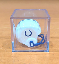 OPI NFL BALT/INDY COLTS VTG NFL Mini Gumball Football Helmet & Display Box, Nice