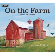 Lang Companies,  On the Farm 2026 Wall Calendar by Bill Zierke, 13.4'' X 12'', 1