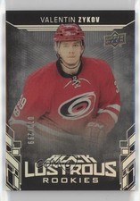 2017-18 SPx UD Black Lustrous Rookies 70/299 Valentin Zykov #LR-VZ s2x