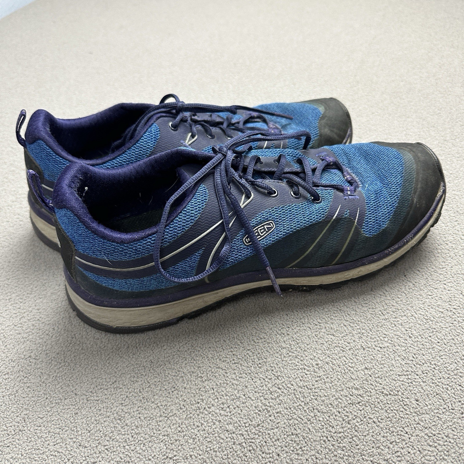 Scarpe da trekking basse impermeabili KEEN donna Terradora sneakers blu viola taglia 11