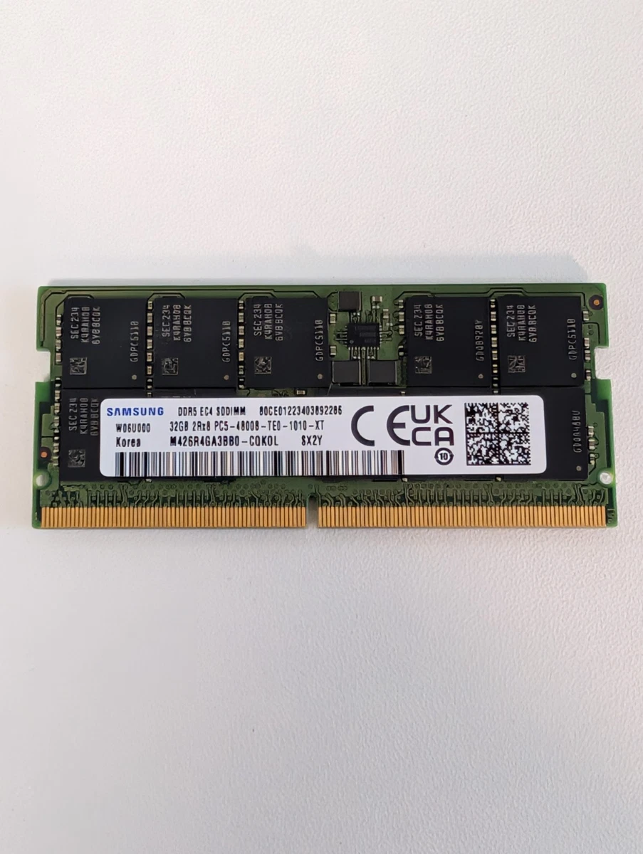 Samsung SO-DIMM Computer Memory (RAM) 32 GB Total Capacity for