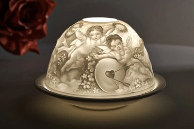 Dome Light Nr. 30038 Amor - Teelicht Windlicht Dekoration Porzellan - Bild 1 von 4