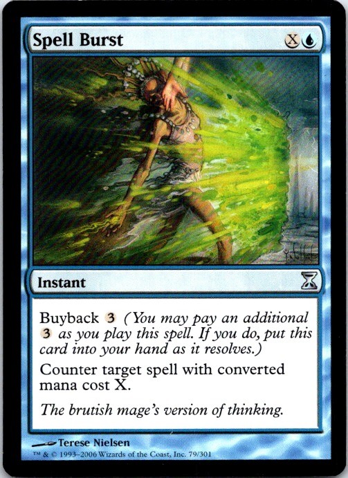 Time Spiral Spell Burst #79 Magic English MTG LP