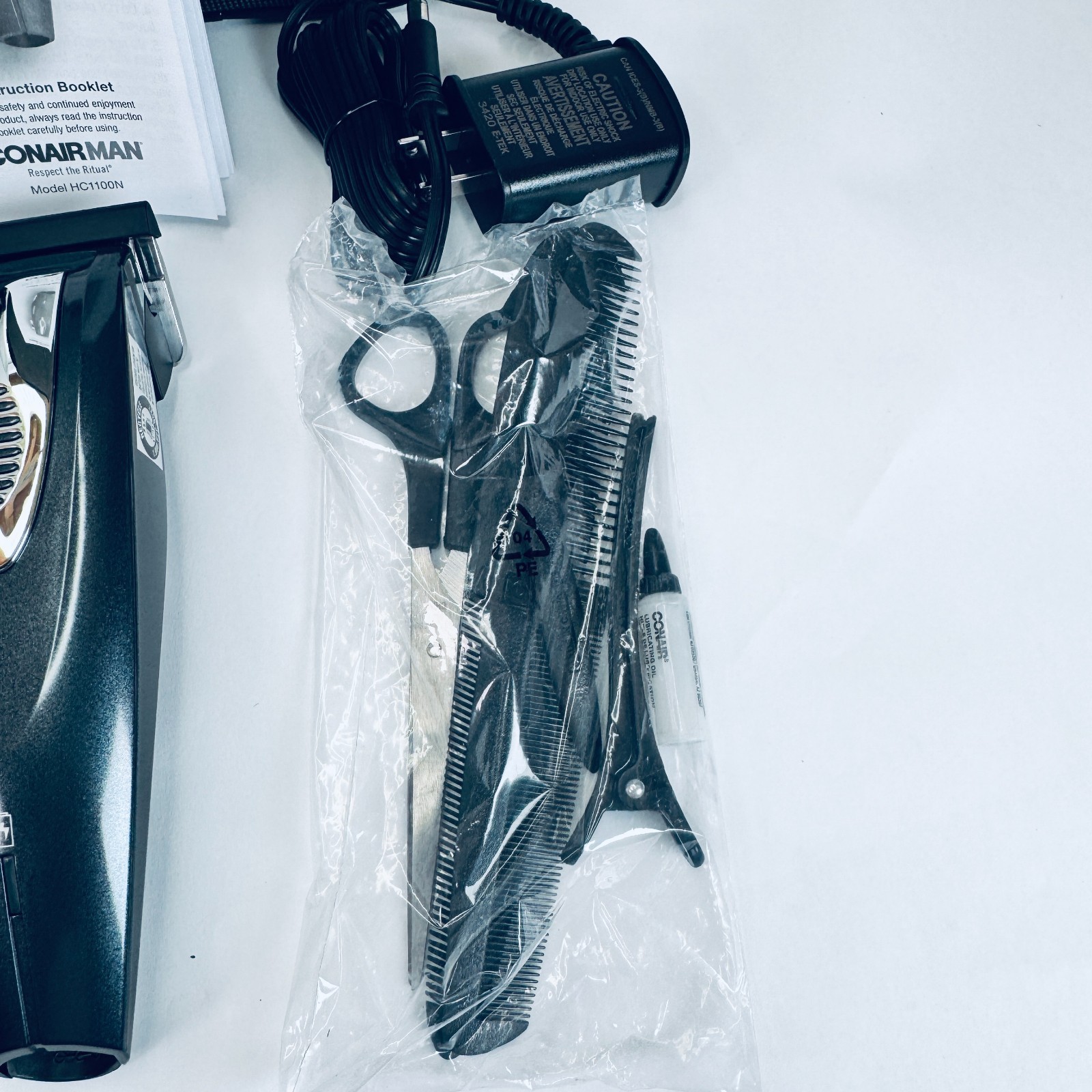 ConairMAN Hair Clippers for Men, 20-Piece Home Hair Cutting Kit with Lithium Ion