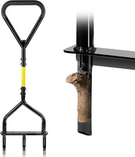 Core Aerator Lawn Tool - 5" Deep Manual Soil Plug Aerator, Upgraded Triangular H