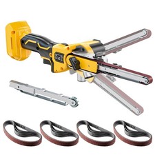 Cordless Belt Sander Compatible with Dewalt Battery Tool Only 100° adjustable...