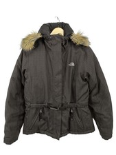 THE NORTH FACE Giacca con cappuccio Donna Giacca Taglia IT 42 grigio chiaro-nero