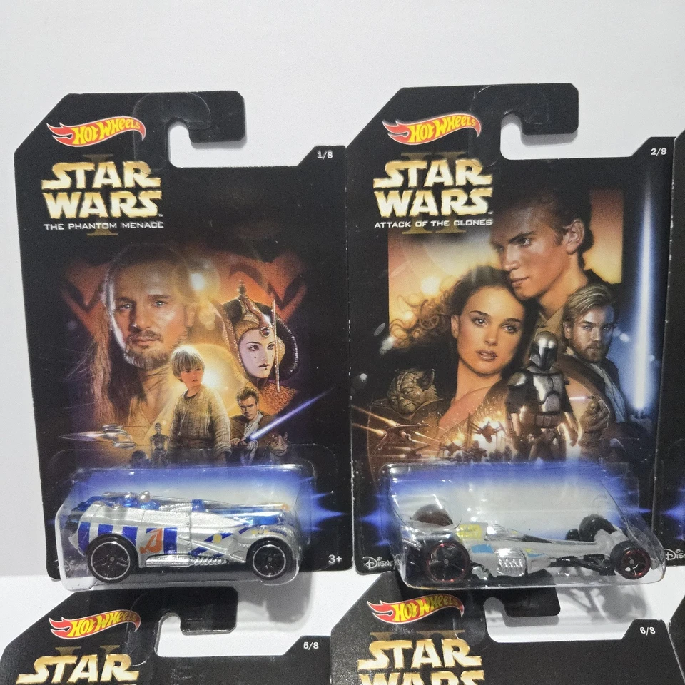 Hot Wheels Star Wars 2014 Juego Completo De 8 Coches Exclusivos Walmart Ballistik Foto 2 de 4