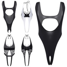 Hombres Ultra-delgado Mankini Traje de baño Sin mangas Mankini Traje de baño Pijama Travesti