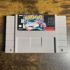 Uniracer SNES Cartridge Authentic and Works.