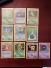 Bundle 10 Pokémon #1 Bulbizarre, Kadabra... (Light Played) Set de Base Edition 1