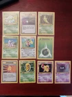 Bundle 10 Pokémon #1 Bulbizarre, Kadabra... (Light Played) Set de Base Edition 1