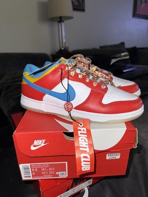 Size 6.5 - Nike Dunk Low x LeBron James x Fruity Pebbles Red