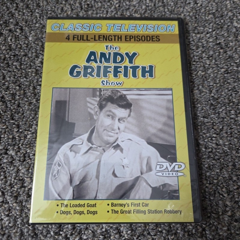 The Andy Griffith Show DVD Unopened Disc With Case Four Episodes TV