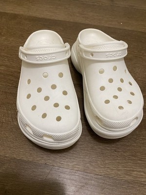 Crocs Women s Classic Bae Clogs Platform Comfort Slip On Womans 8