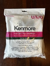 Kenmore 50105 Upright Vacuum Bags 8 Pack for U/L/O Style Vacuums