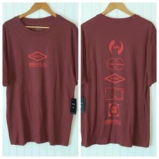 New RVCA Graphic Print Short Sleeve Crew t-Shirt Men's Sz XL NWT