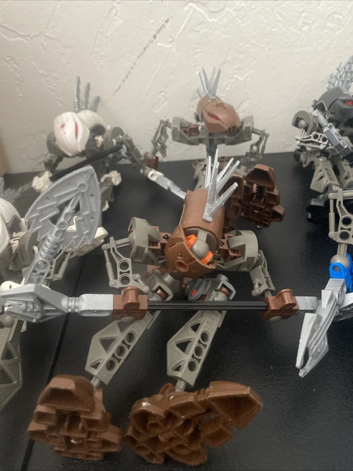 Lego Bionicle Rahkshi conjunto completo de 12 com lote Kraata Lerahk Pahrak - Imagem 4 de 4