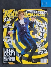 Austin Powers Rolling Stone Magazine Cover ONLY 1999