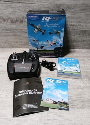 Horizon Hobby RealFlight RF9 Flight Simulator w Spektrum Interlink-DX Controller