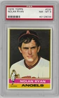 1976 Topps Baseball Card #330 Nolan Ryan HOF California Angels PSA 8 NM-MT