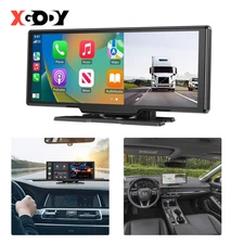 10.26" Dash Cam Wireless Android DVR Car Stereo 4K HD Carplay Front & Rear GPS