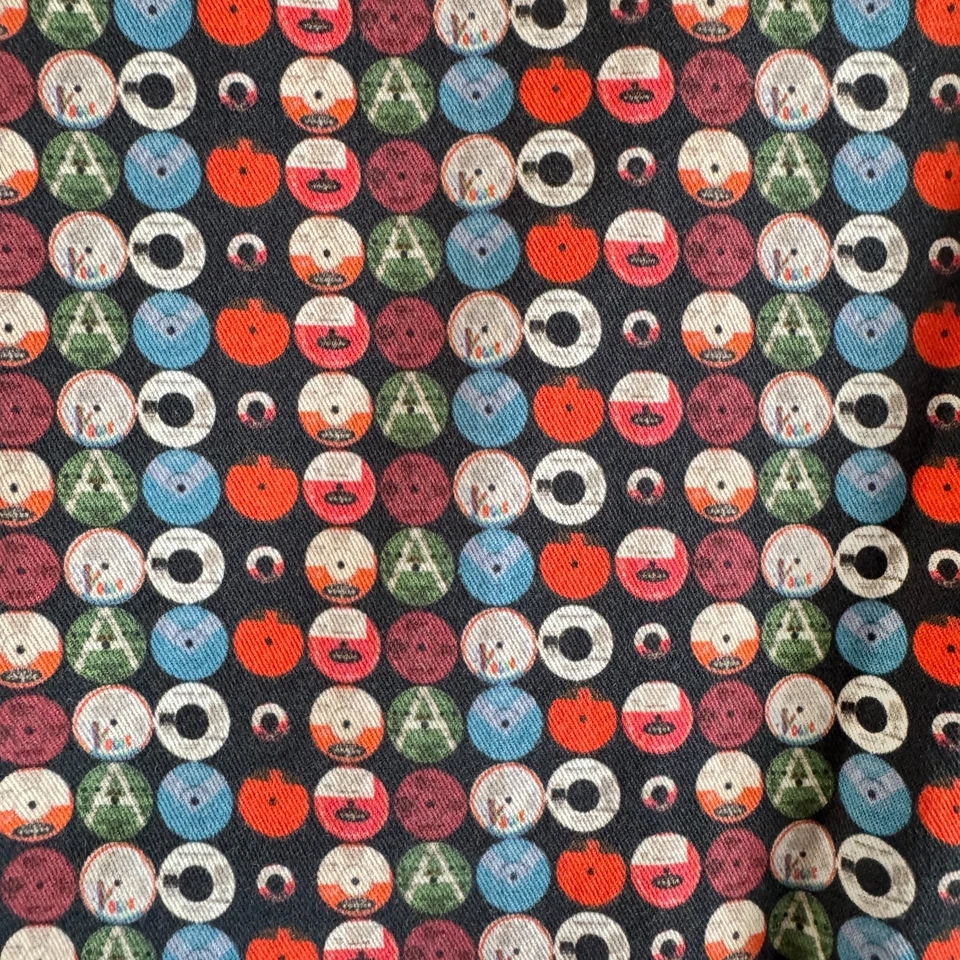 Pantalones AKRIS PUNTO Estampado Completo 7" 45 RPM RECORDS Gráfico Multicolor Diseñador 8 Foto 3 de 4