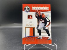Vontaze Burfict 2017 Limited Game Day Swatches Prime Gds-vb 25 Bengals Ex Vontaze Burfict 2017 Limited Game Day Swatches Prime Gds-vb 25 Bengals Ex