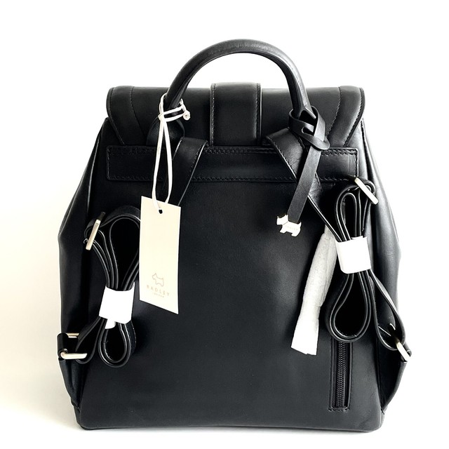 Radley Devonport Mews Soft Black Leather Backpack Medium 239 for sale