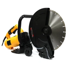 Electric 14" Circular Concrete Cut Off Saw Cutter Wet Dry Masonry Paver Cut Saw