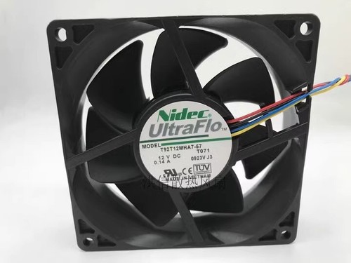 1 Stück Nidec Lüfter T92T12MHA7-57 DC12V 0,14A 9225 9CM 4-Draht PWM